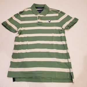 American Eagle Short Sleeve Polo Style Shirt